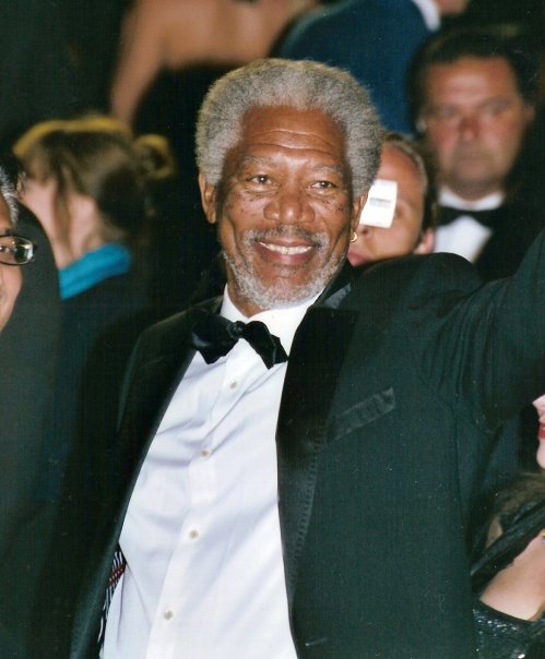 Morgan Freeman at Cannes - Photo by George Biard